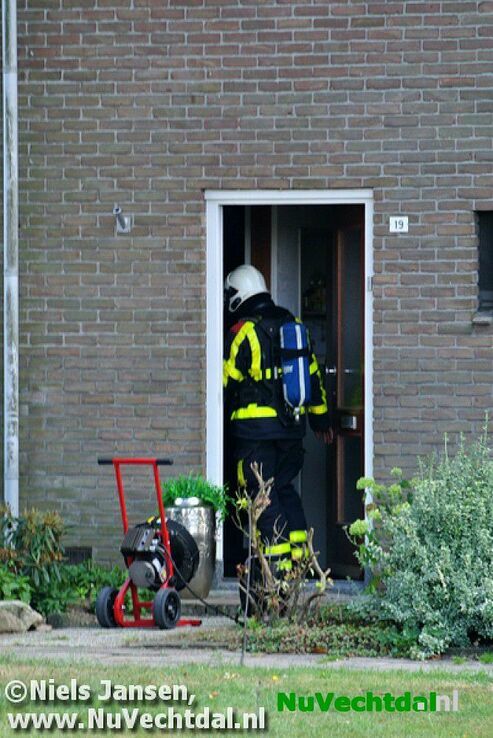 Explosiegevaar na gaslek woning Nieuwe Uitleg Dalfsen - Foto: Niels Jansen