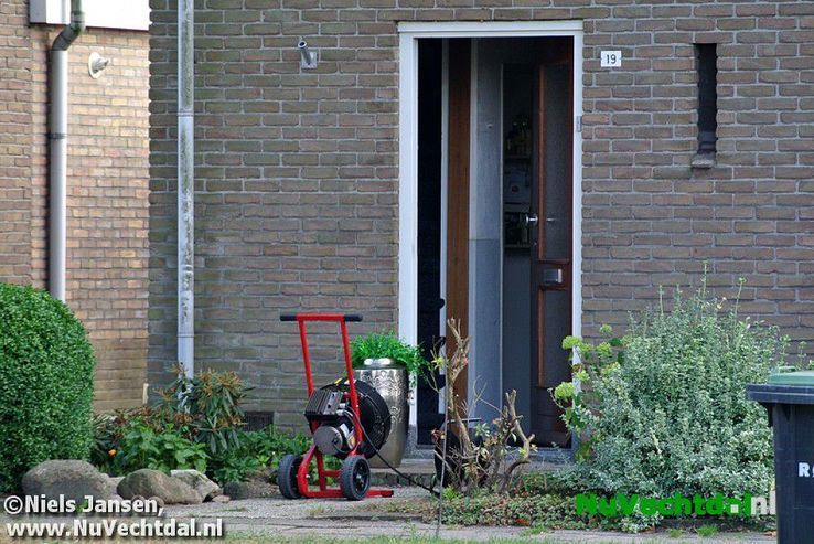 Explosiegevaar na gaslek woning Nieuwe Uitleg Dalfsen - Foto: Niels Jansen