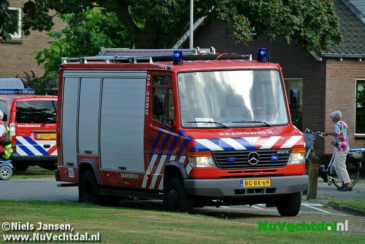 Explosiegevaar na gaslek woning Nieuwe Uitleg Dalfsen - Foto: Niels Jansen