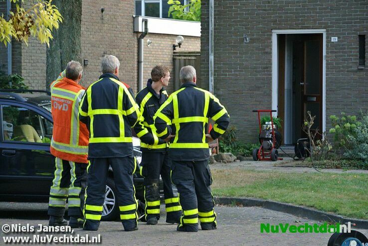 Explosiegevaar na gaslek woning Nieuwe Uitleg Dalfsen - Foto: Niels Jansen