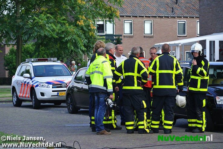 Explosiegevaar na gaslek woning Nieuwe Uitleg Dalfsen - Foto: Niels Jansen