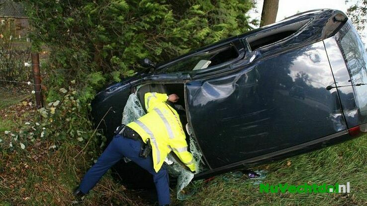 Boom valt op Auto Rondweg Dalfsen - Foto: Pascal Pellikaan