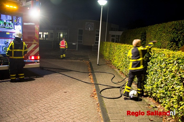 Opnieuw brandstichting school Lemelerveld - Foto: Pim Haarsma