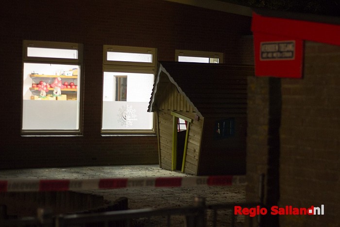 Opnieuw brandstichting school Lemelerveld - Foto: Pim Haarsma