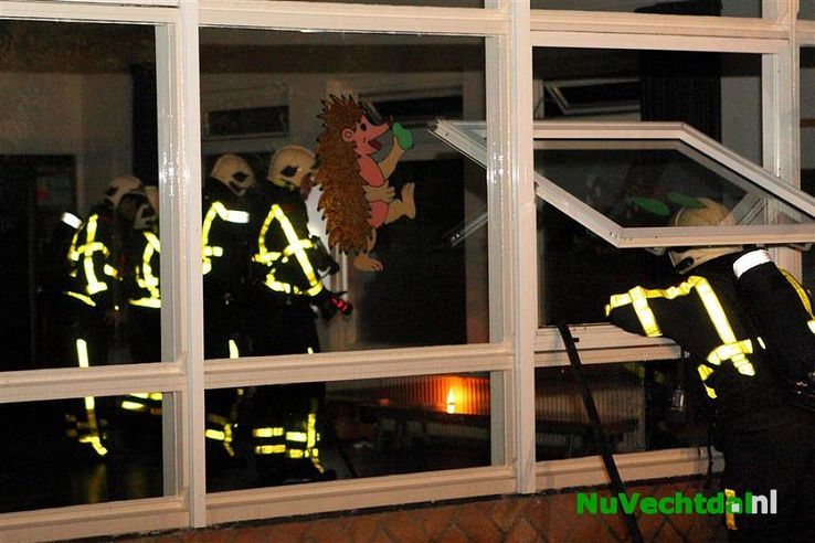 Foto’s brand in lokaal Heilig Hartschool Lemelerveld - Foto: Martin Zwakenberg