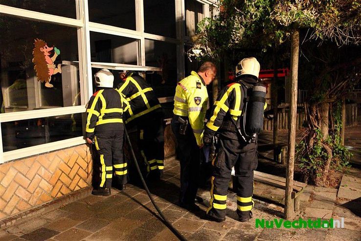 Foto’s brand in lokaal Heilig Hartschool Lemelerveld - Foto: Martin Zwakenberg