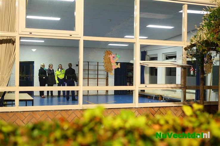 Foto’s brand in lokaal Heilig Hartschool Lemelerveld - Foto: Martin Zwakenberg
