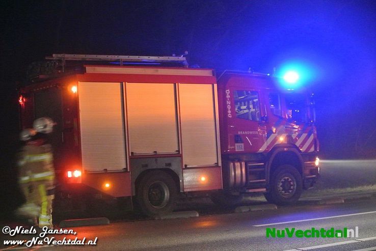 Autobrand Hessenweg tussen Ommen en Oudleusen - Foto: Niels Jansen