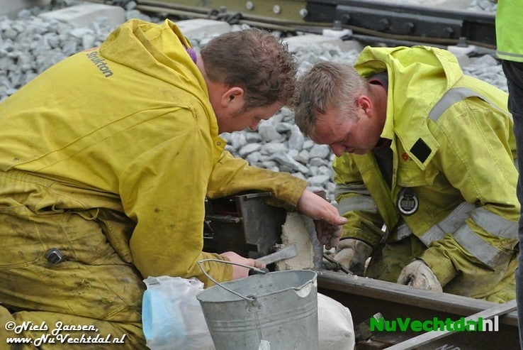 UPDATE Spoorstaven lassen en aantrillen Dalfsen - Foto: Niels Jansen