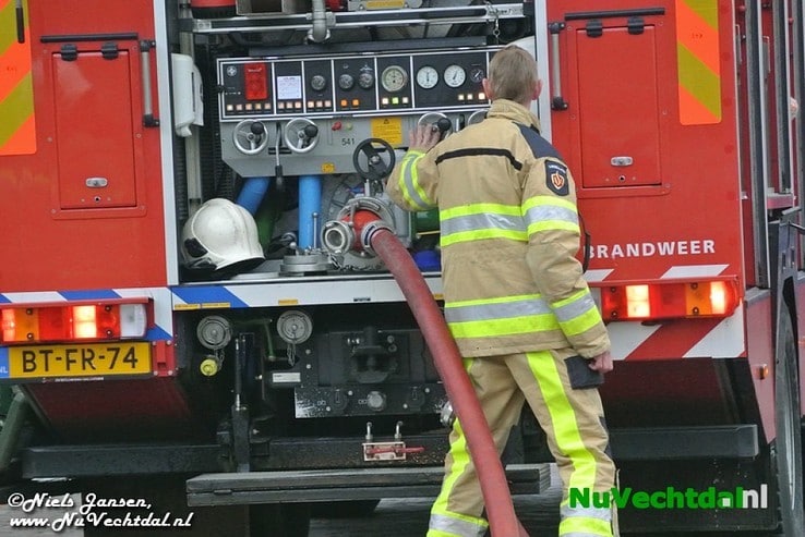[Video] Felle schoorsteenbrand Koelmansstraat Hoonhorst - Foto: Niels Jansen