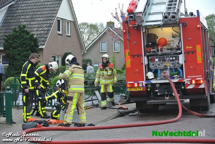 [Video] Felle schoorsteenbrand Koelmansstraat Hoonhorst - Foto: Niels Jansen