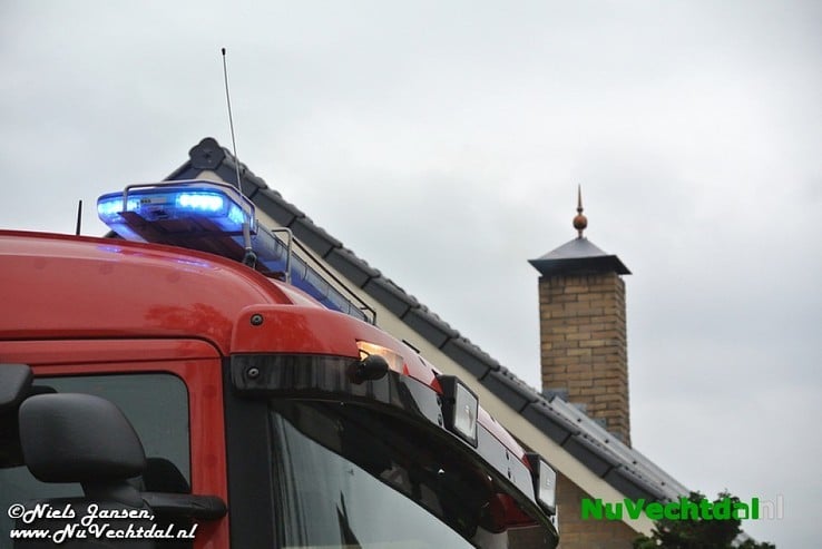 [Video] Felle schoorsteenbrand Koelmansstraat Hoonhorst - Foto: Niels Jansen