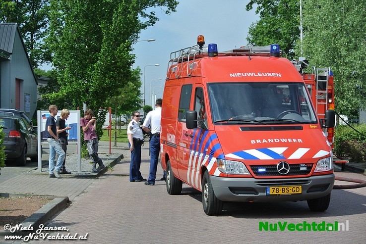 VIDEO Brand loopt met sisser af in Nieuwleusen - Foto: Niels Jansen