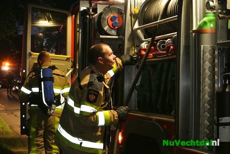 Woningbrand B.H. Spijkersweg Nieuwleusen - Foto: Niels Jansen