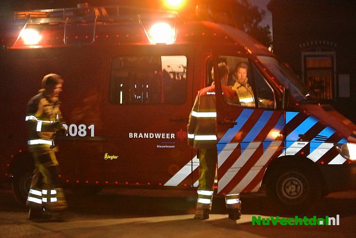 Woningbrand B.H. Spijkersweg Nieuwleusen - Foto: Niels Jansen