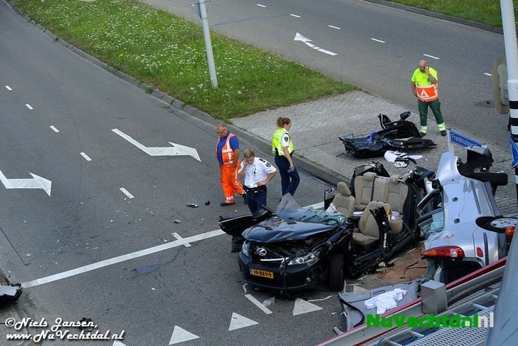 Traumahelikopter bij ernstig ongeval Hasselterweg Zwolle - Foto: Niels Jansen