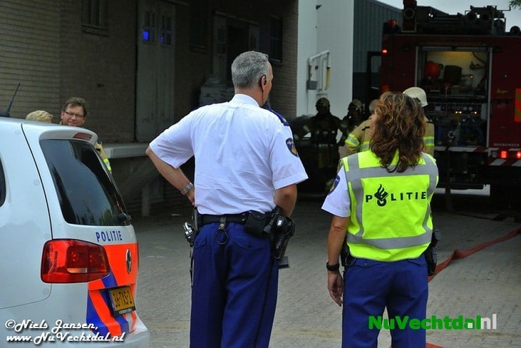 Brand diervoederbedrijf Rondweg Dalfsen - Foto: Niels Jansen