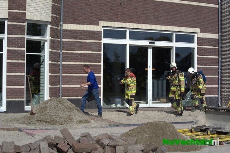 Brandalarm bij nieuwe Waterfront in Dalfsen - Foto: Niels Jansen