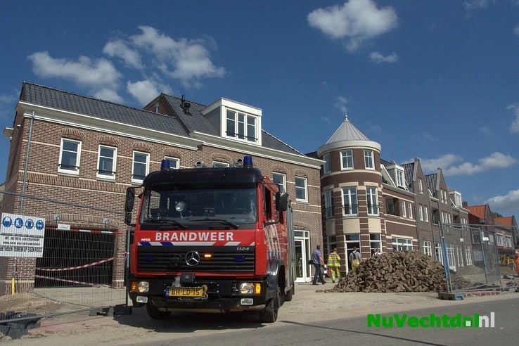 Brandalarm bij nieuwe Waterfront in Dalfsen - Foto: Niels Jansen