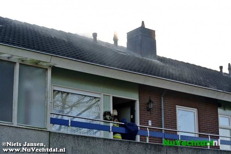 Woningbrand Badinckstraat Dalfsen - Foto: Niels Jansen