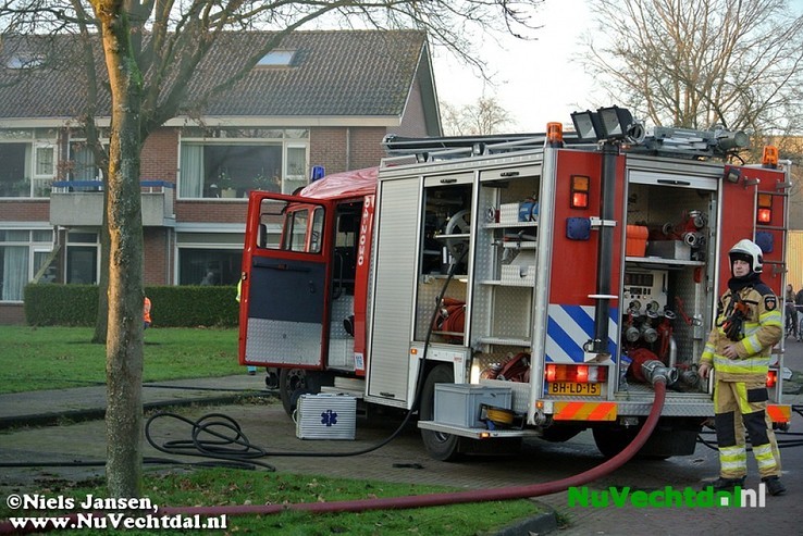 Woningbrand Badinckstraat Dalfsen - Foto: Niels Jansen