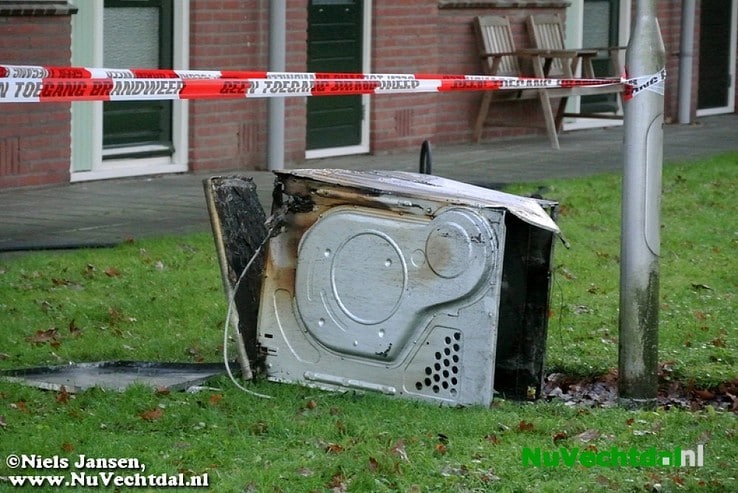 Woningbrand Badinckstraat Dalfsen - Foto: Niels Jansen