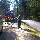 Bosbrand aan de Bosrandweg in Dalfsen