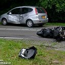 Motorrijder gewond bij aanrijding Koesteeg Dalfsen