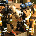 Brandslang lek gestoken tijdens oefening brandweer